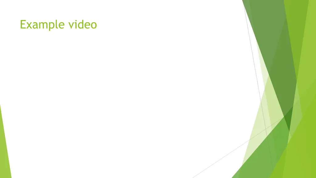 example video