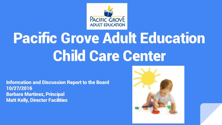 pacific grove adult education child care center