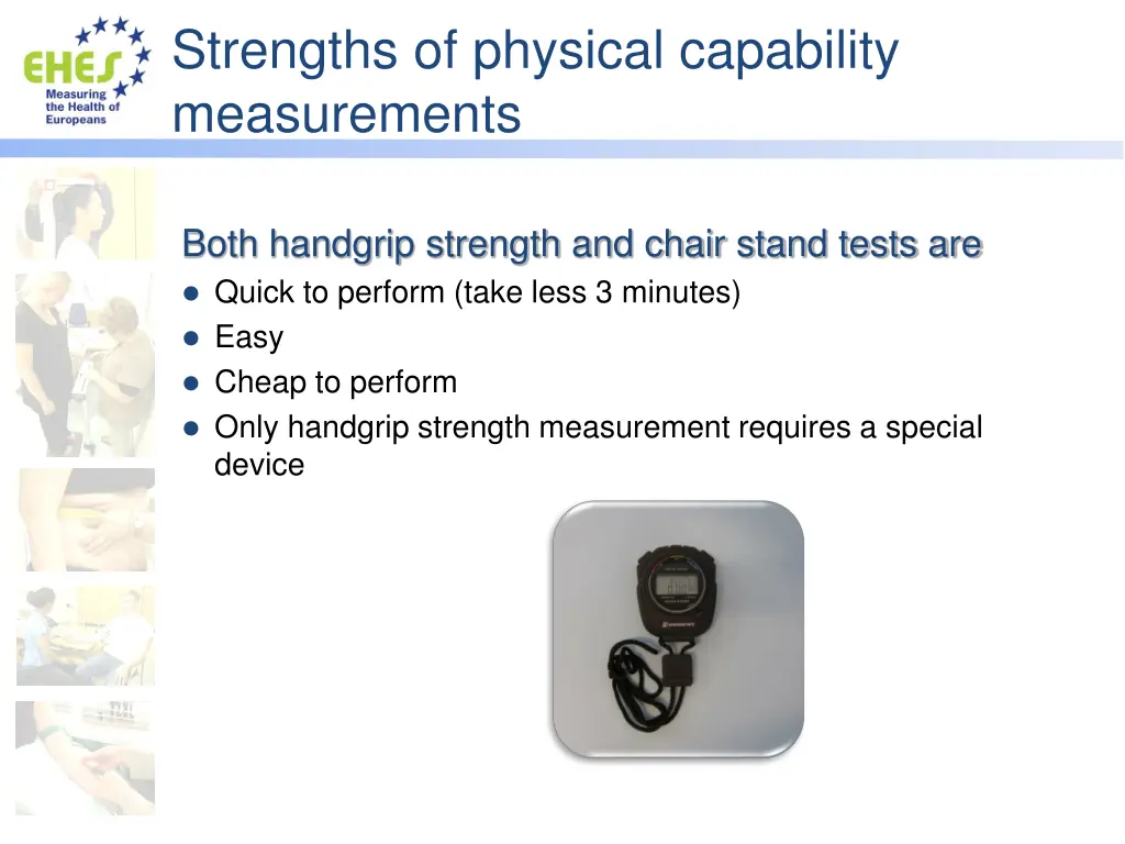 strengths of physical capability measurements