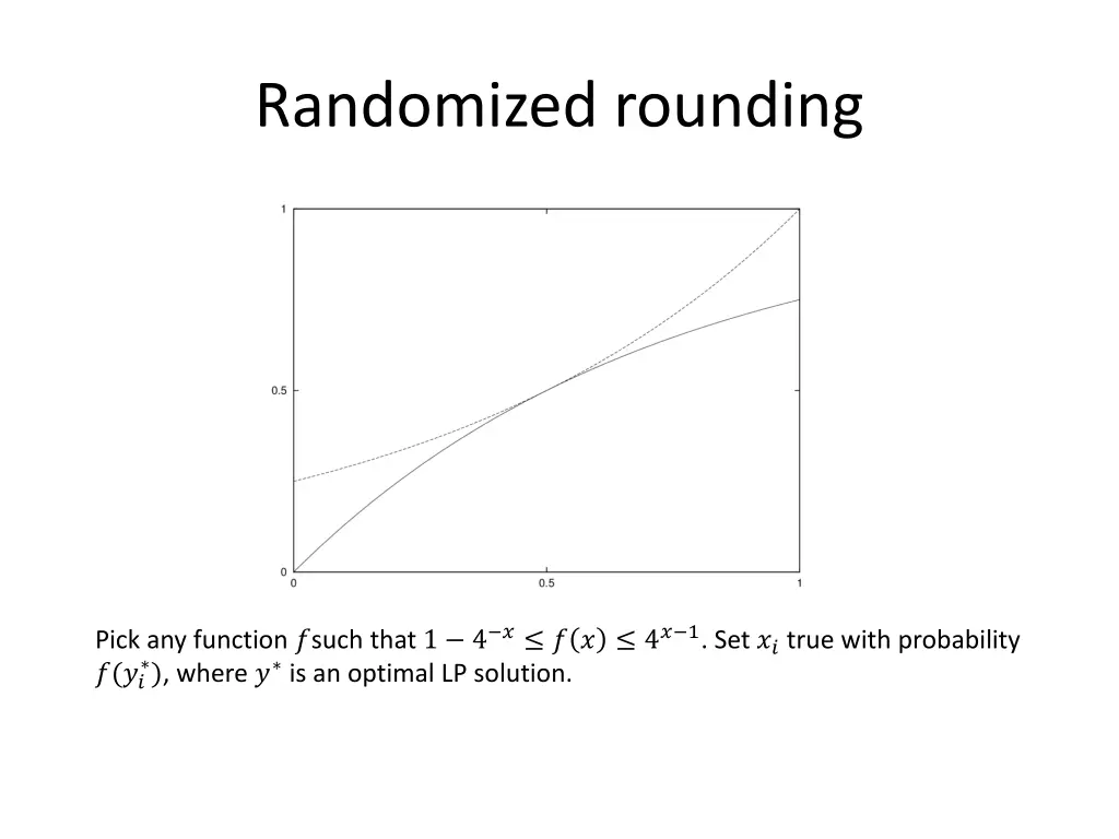 randomized rounding