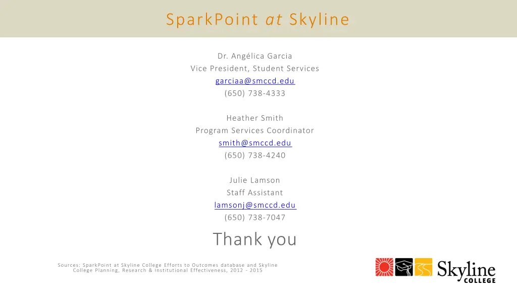 sparkpoint at skyline