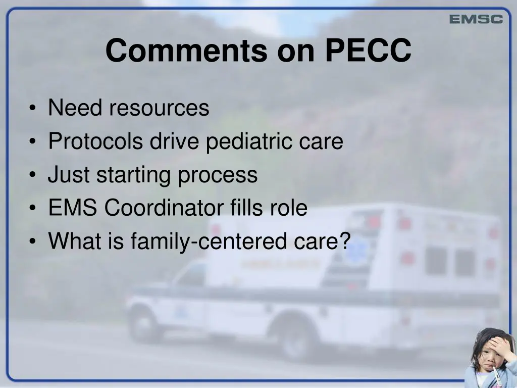 comments on pecc