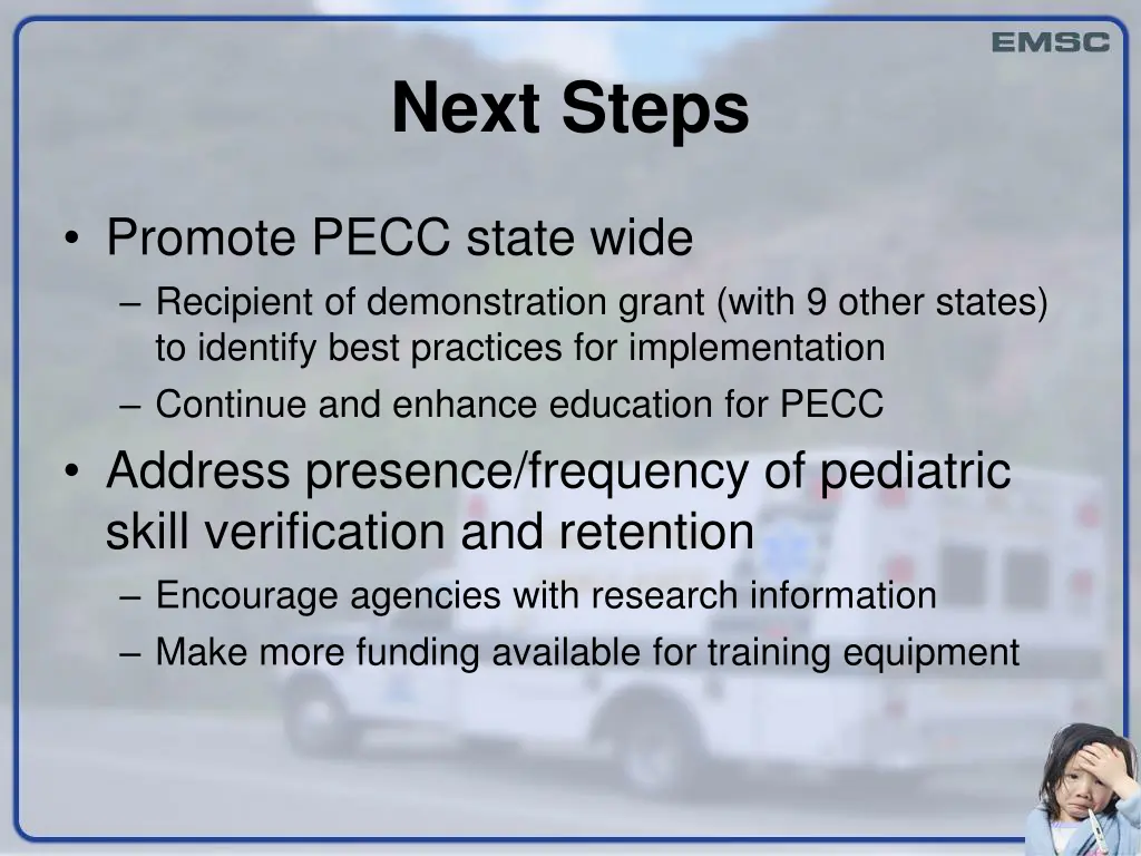 next steps