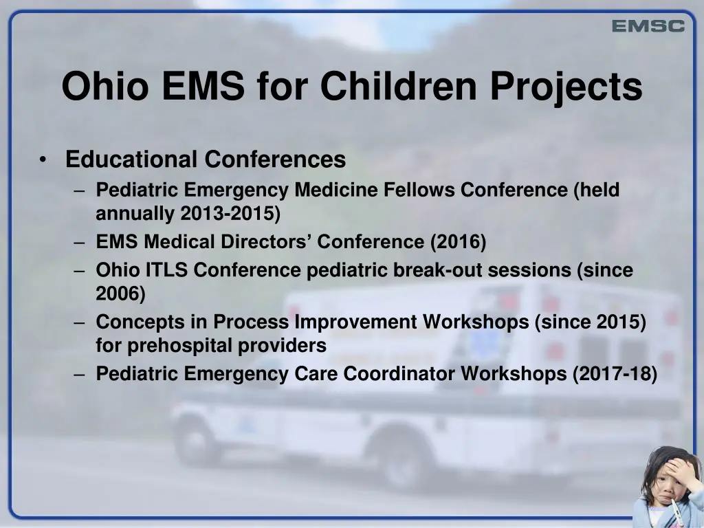 ohio ems for children projects 1