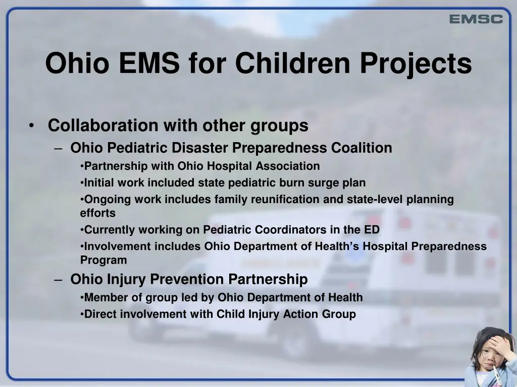 ohio ems for children projects 2