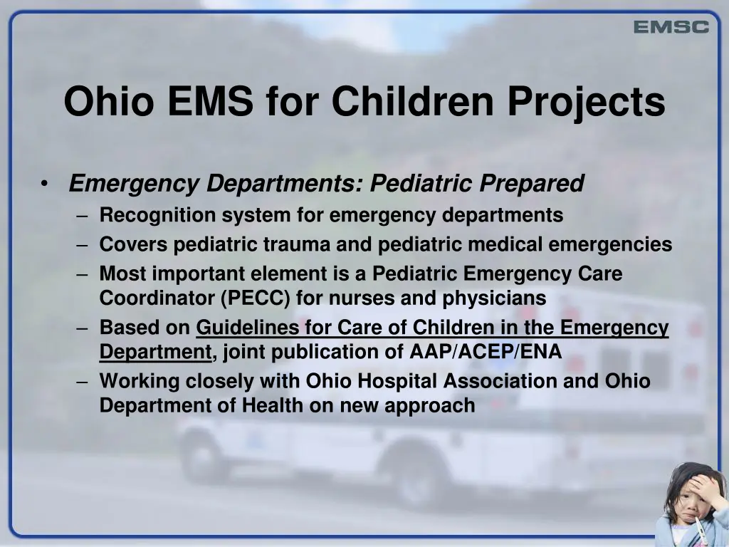 ohio ems for children projects