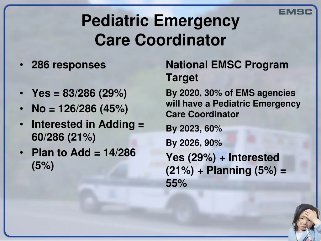 pediatric emergency care coordinator
