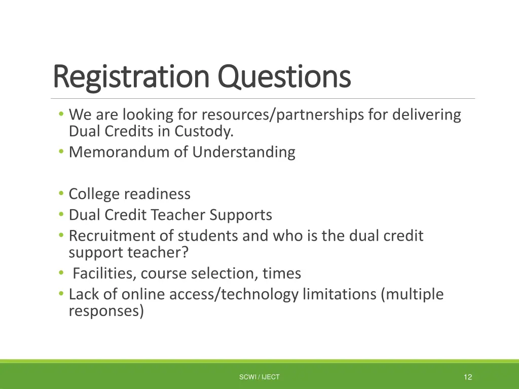 registration questions registration questions