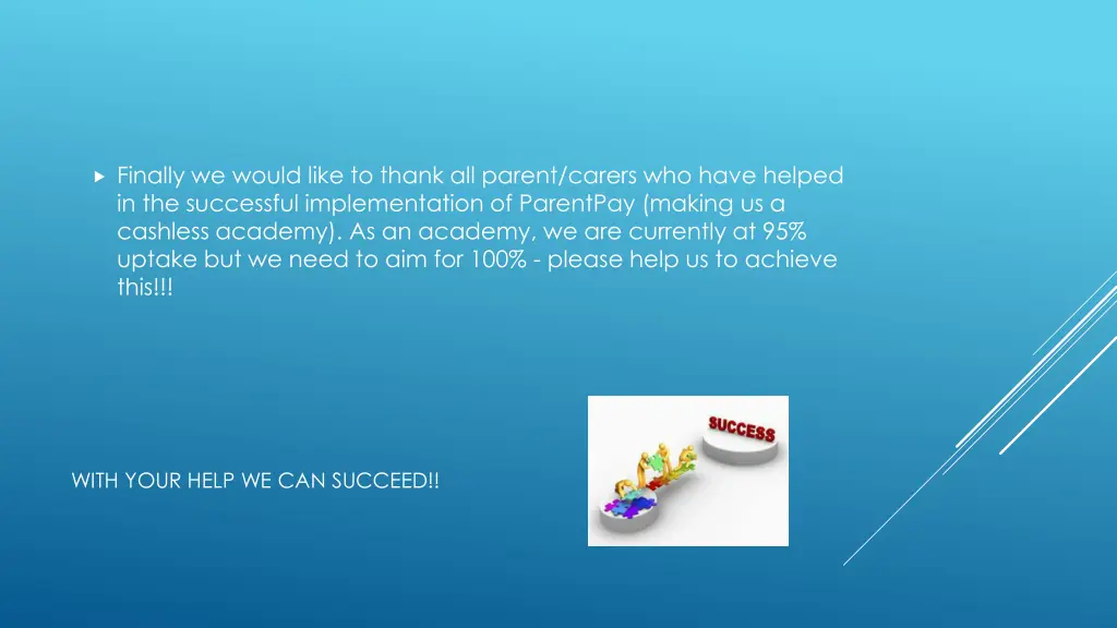 finally we would like to thank all parent carers