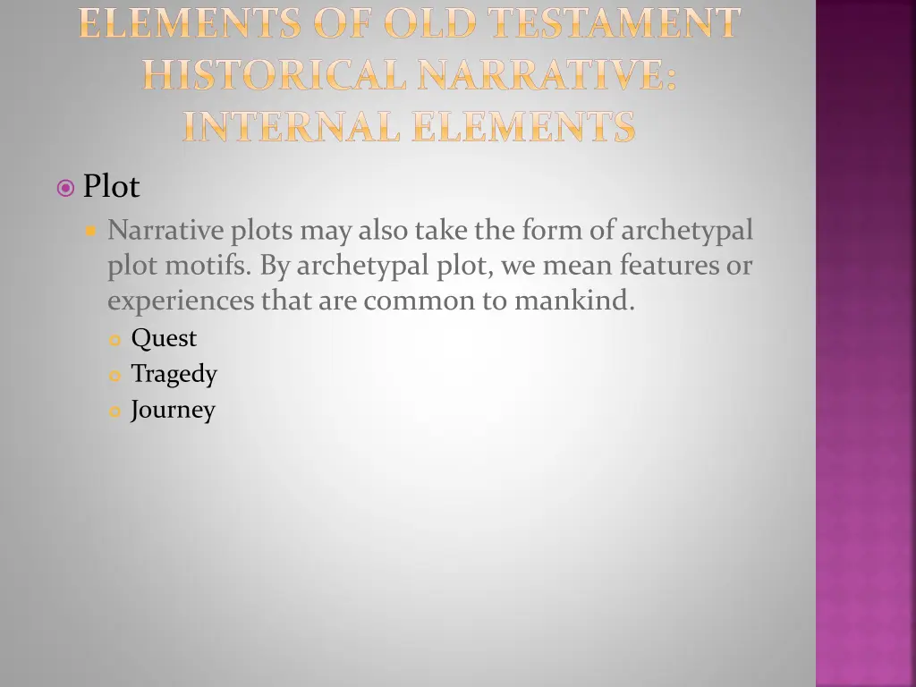 elements of old testament historical narrative 3