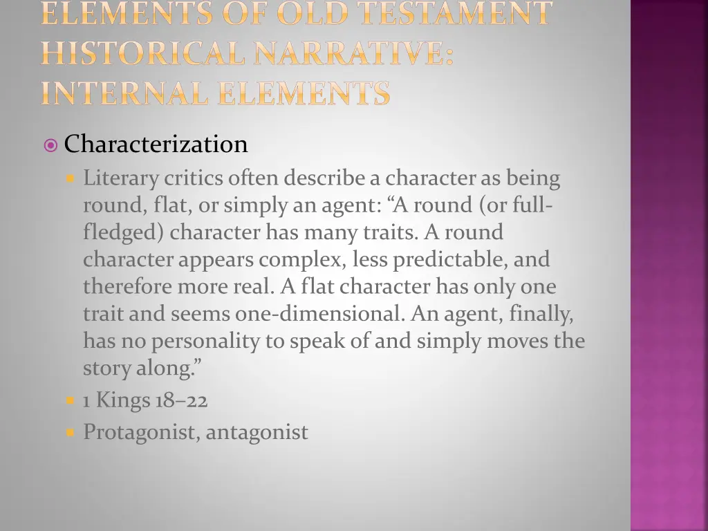 elements of old testament historical narrative 4