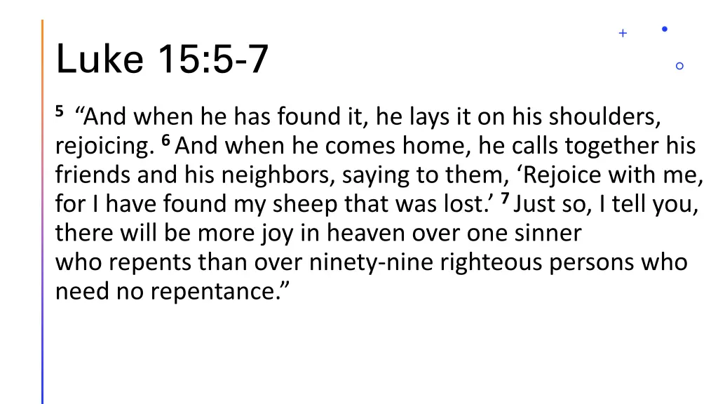 luke 15 5 7