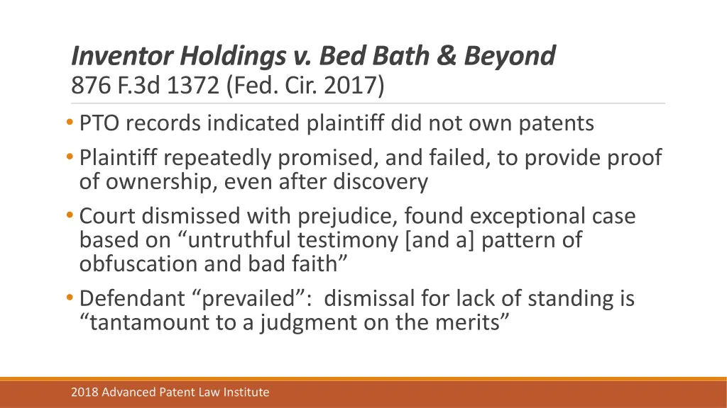inventor holdings v bed bath beyond 876 f 3d 1372