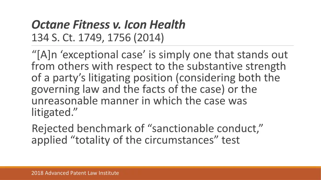octane fitness v icon health 134 s ct 1749 1756