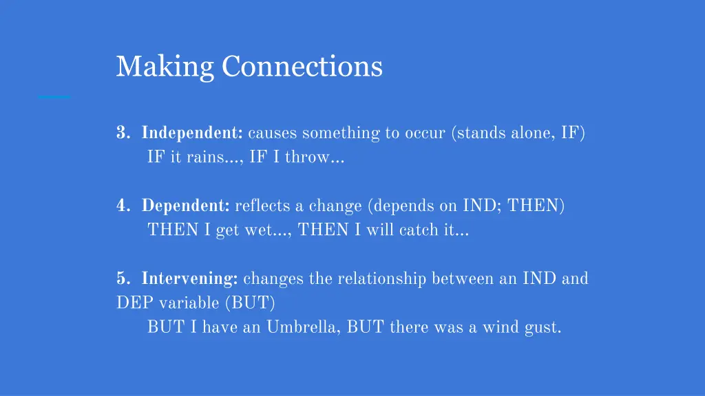 making connections 1
