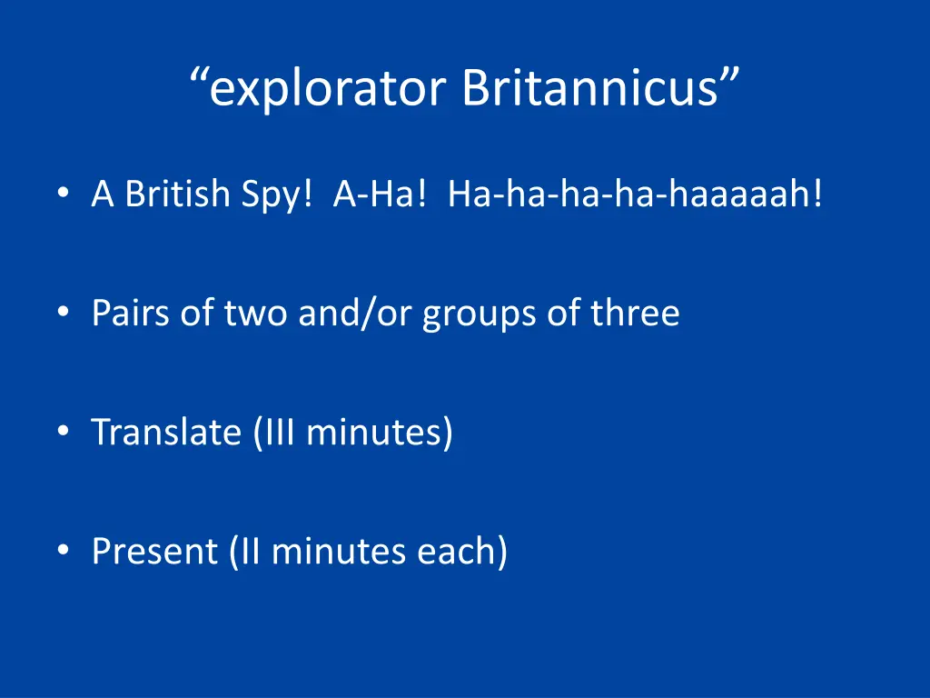 explorator britannicus