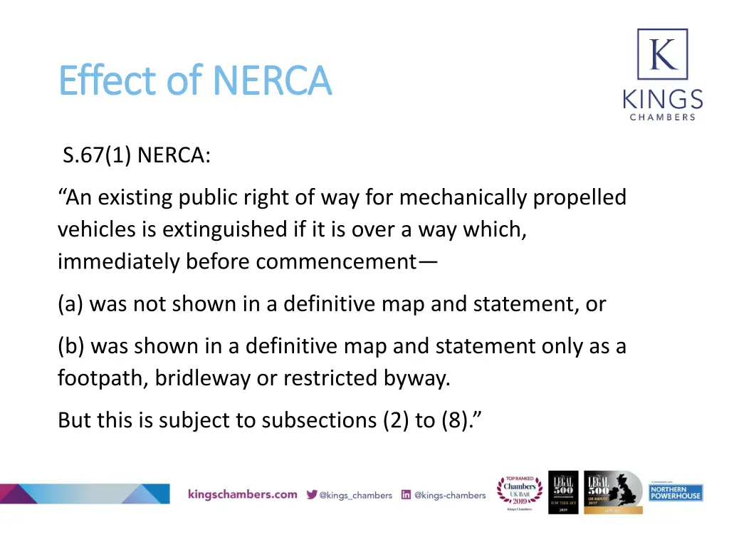 effect of nerca effect of nerca