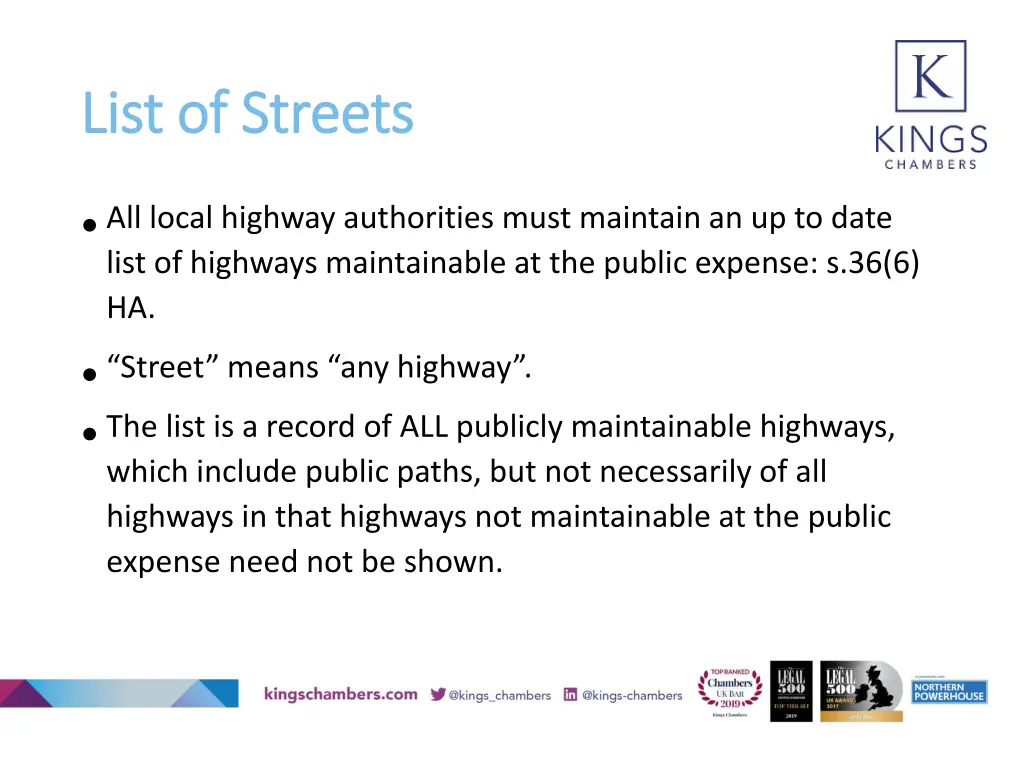 list of streets list of streets