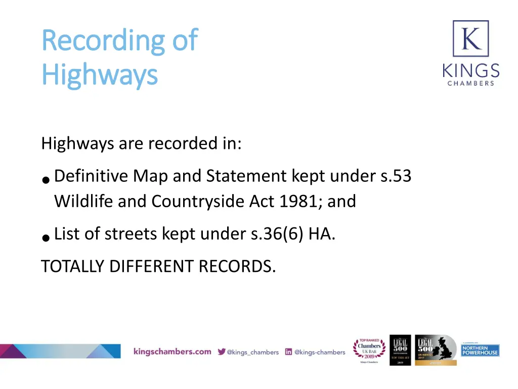 recording of recording of highways highways