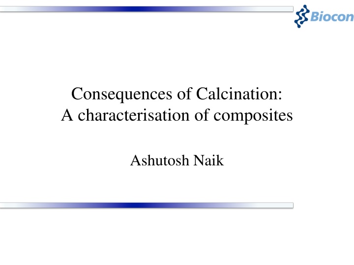 consequences of calcination a characterisation