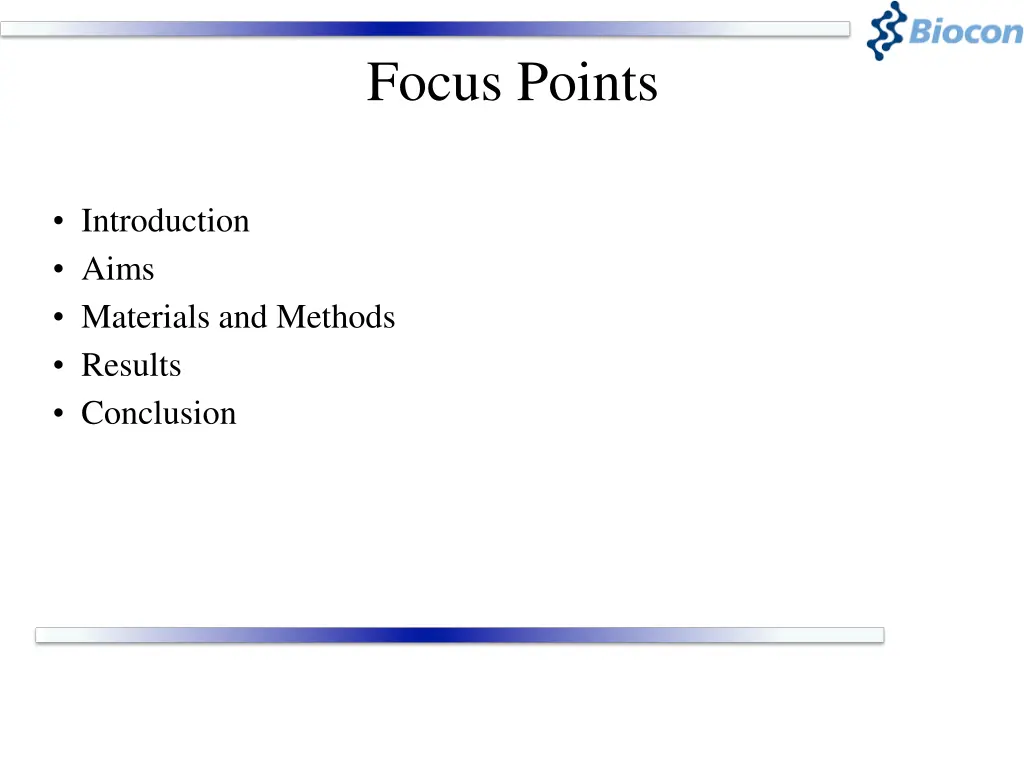 focus points