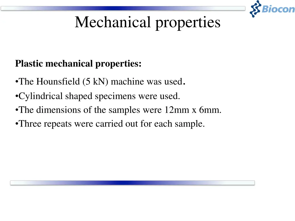 mechanical properties 1