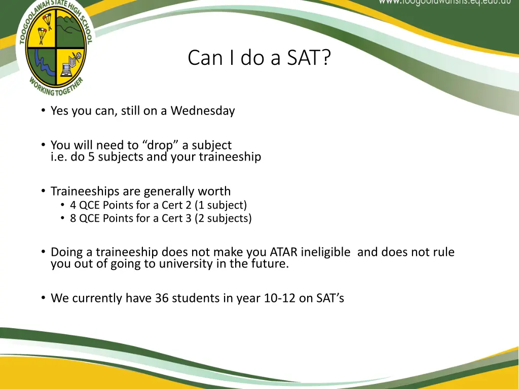 can i do a sat