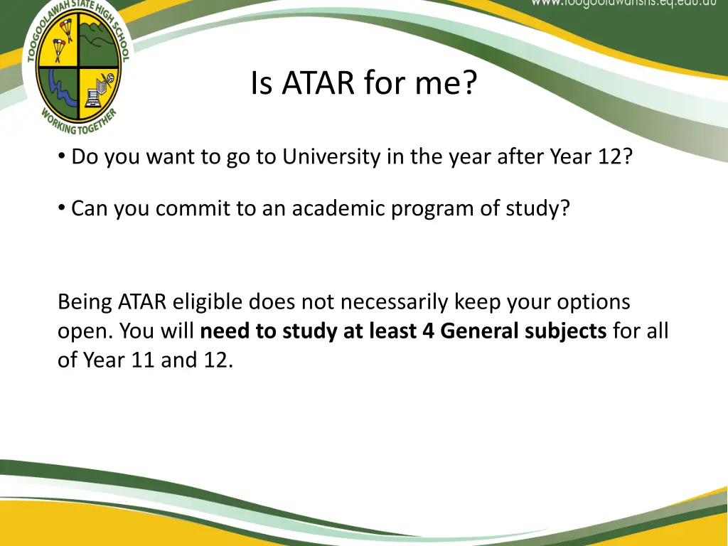 is atar for me