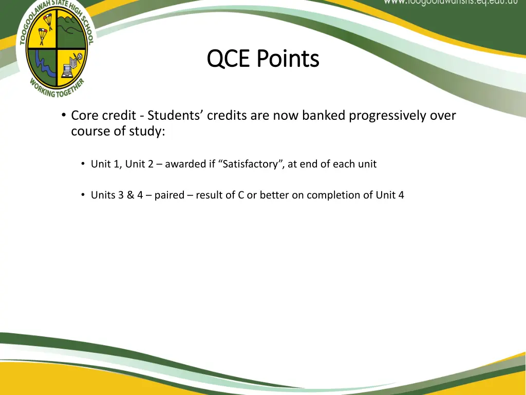 qce points qce points