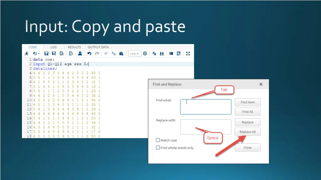 input copy and paste