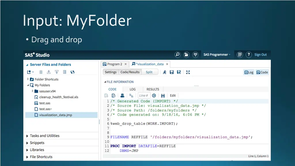 input myfolder