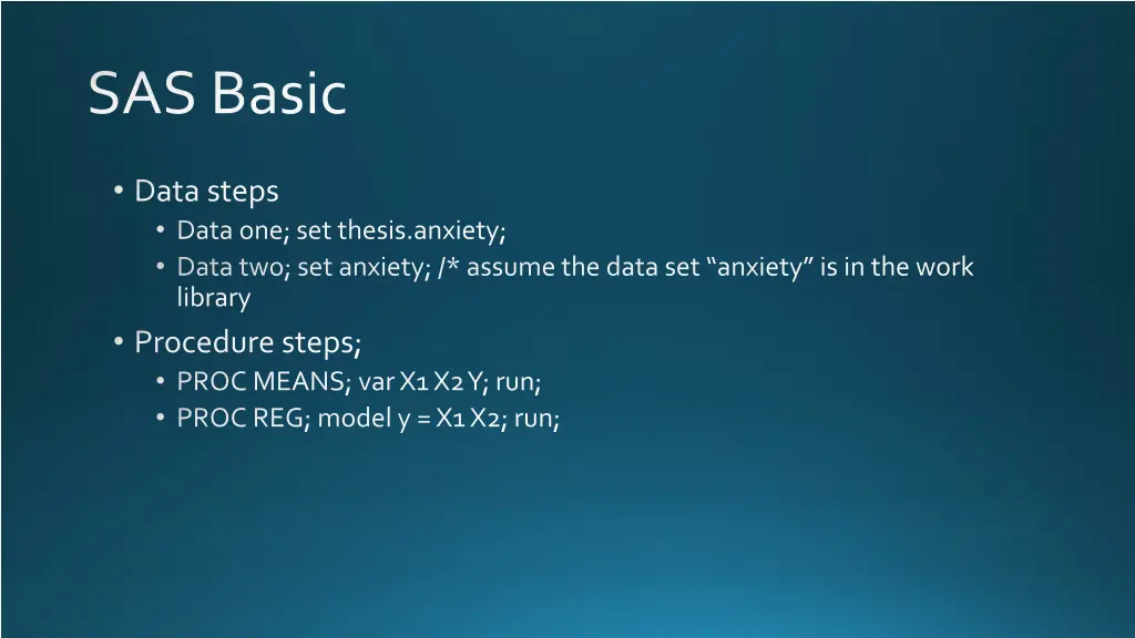 sas basic 1