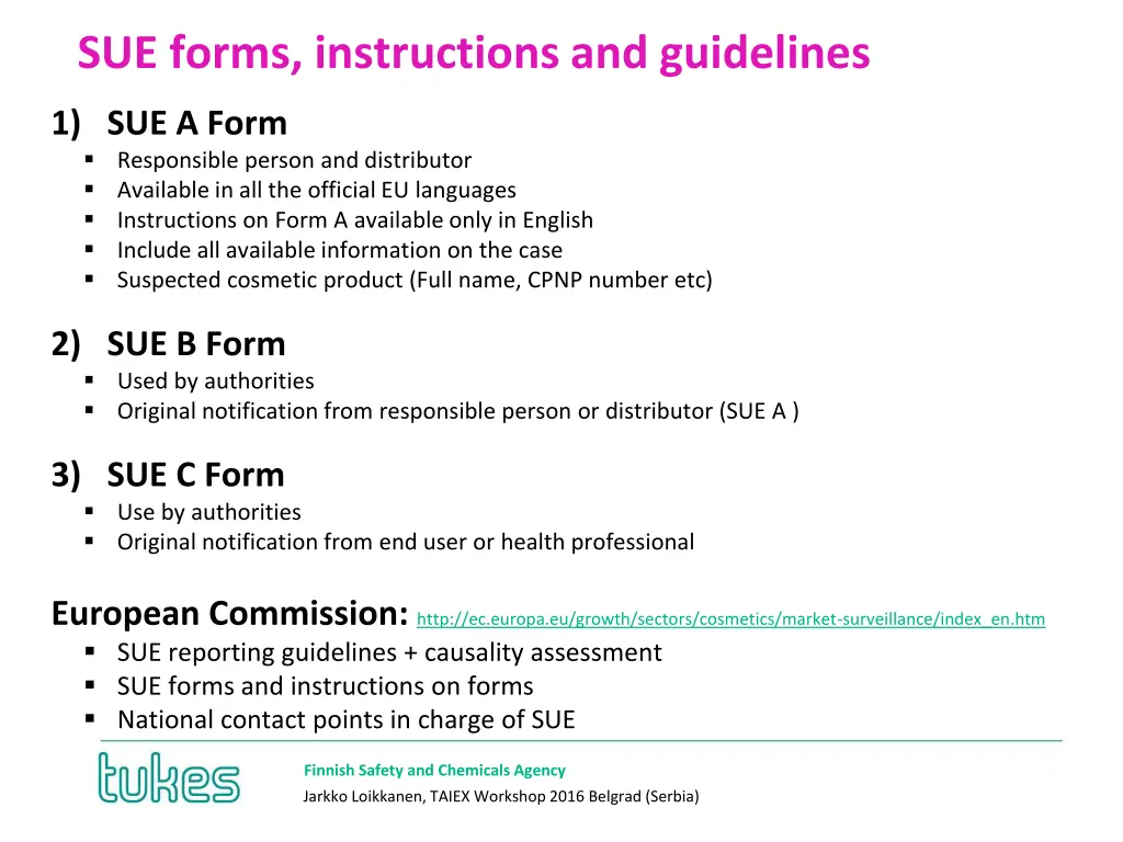 sue forms instructions and guidelines