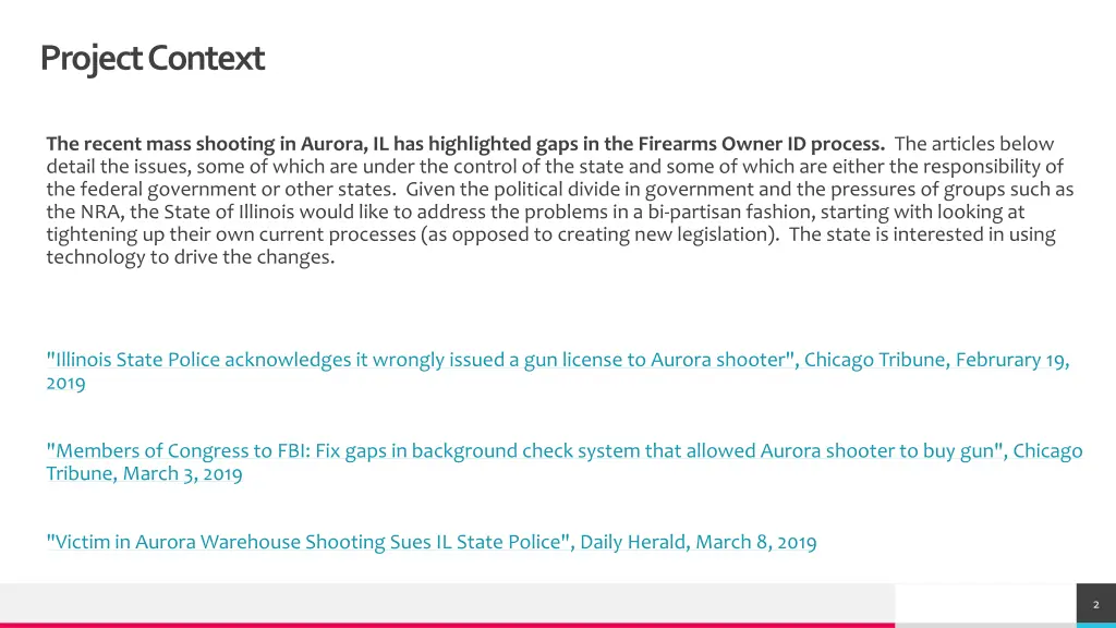 project context