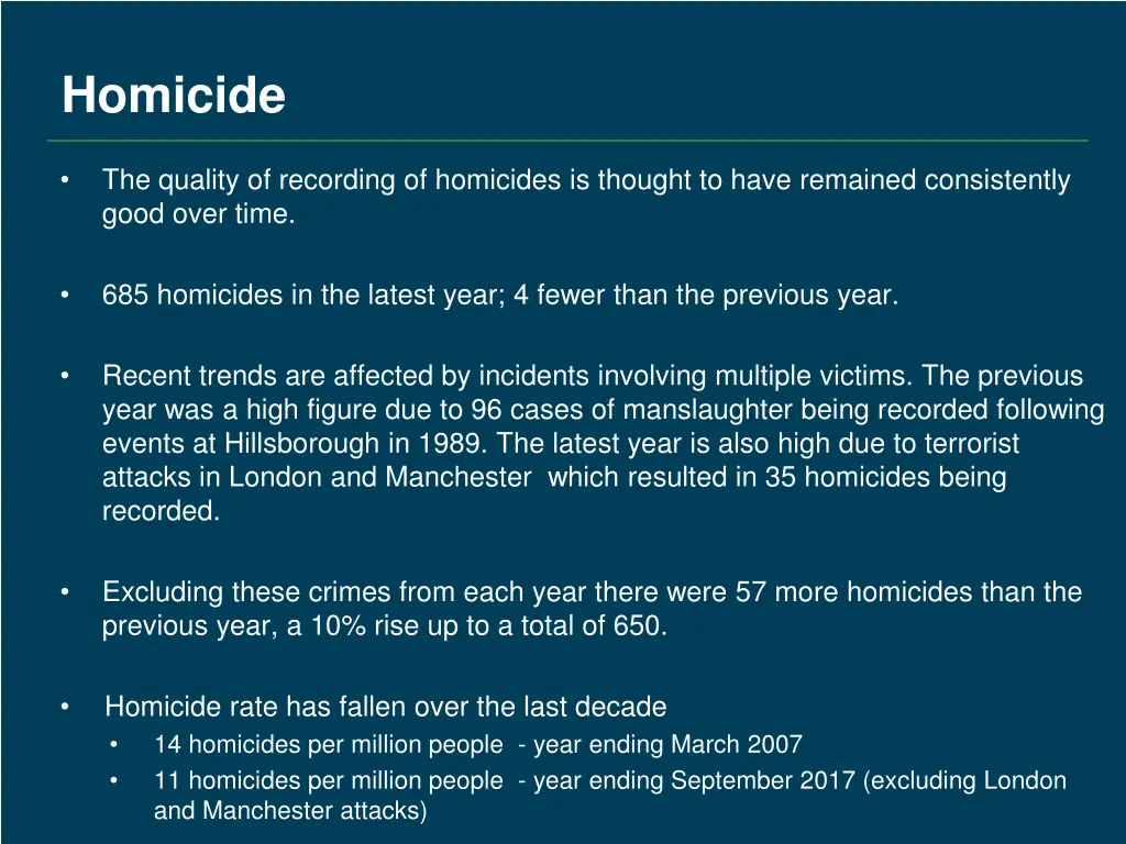 homicide
