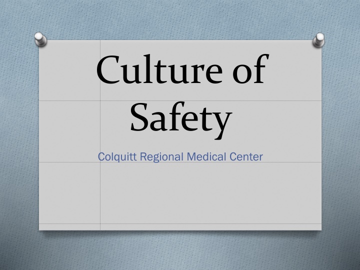 culture of safety