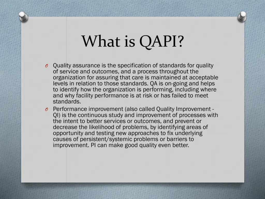 what is qapi