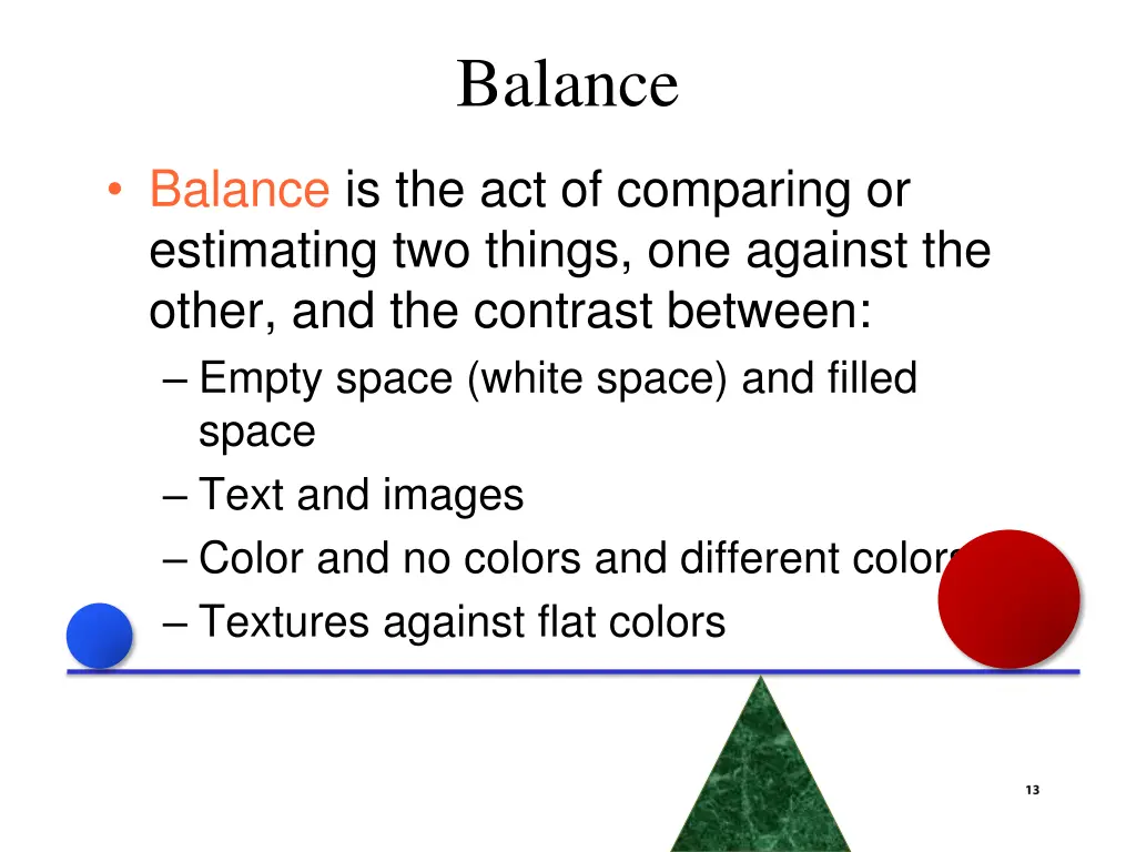 balance