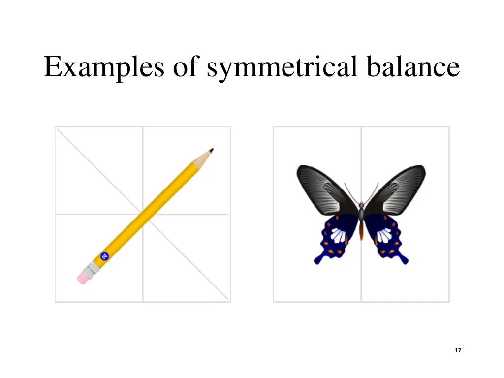 examples of symmetrical balance