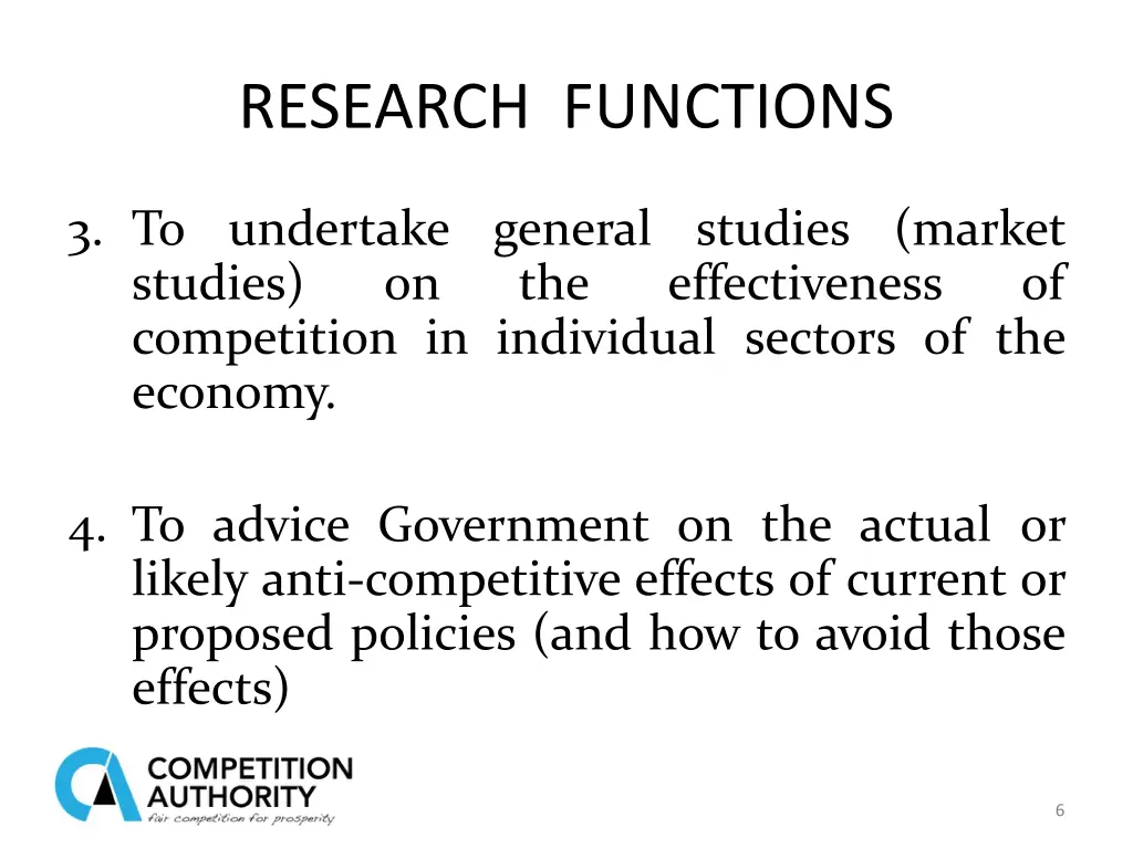 research functions 1