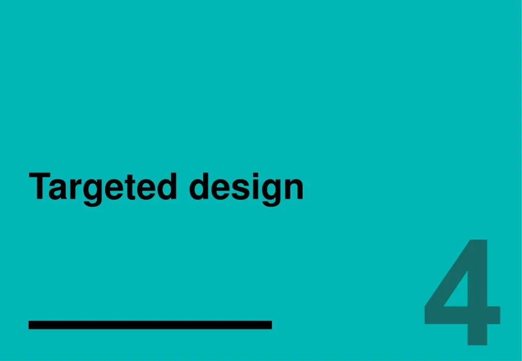 targeted design