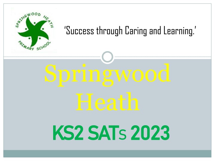 success through caring and learning