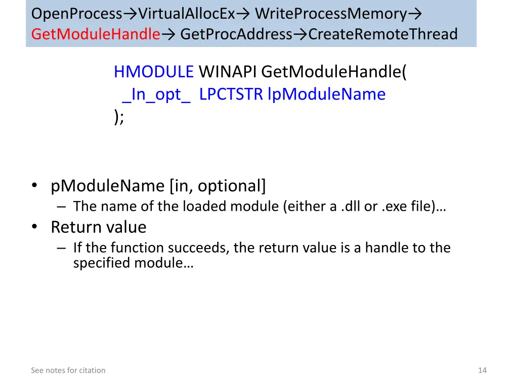 openprocess virtualallocex writeprocessmemory 3