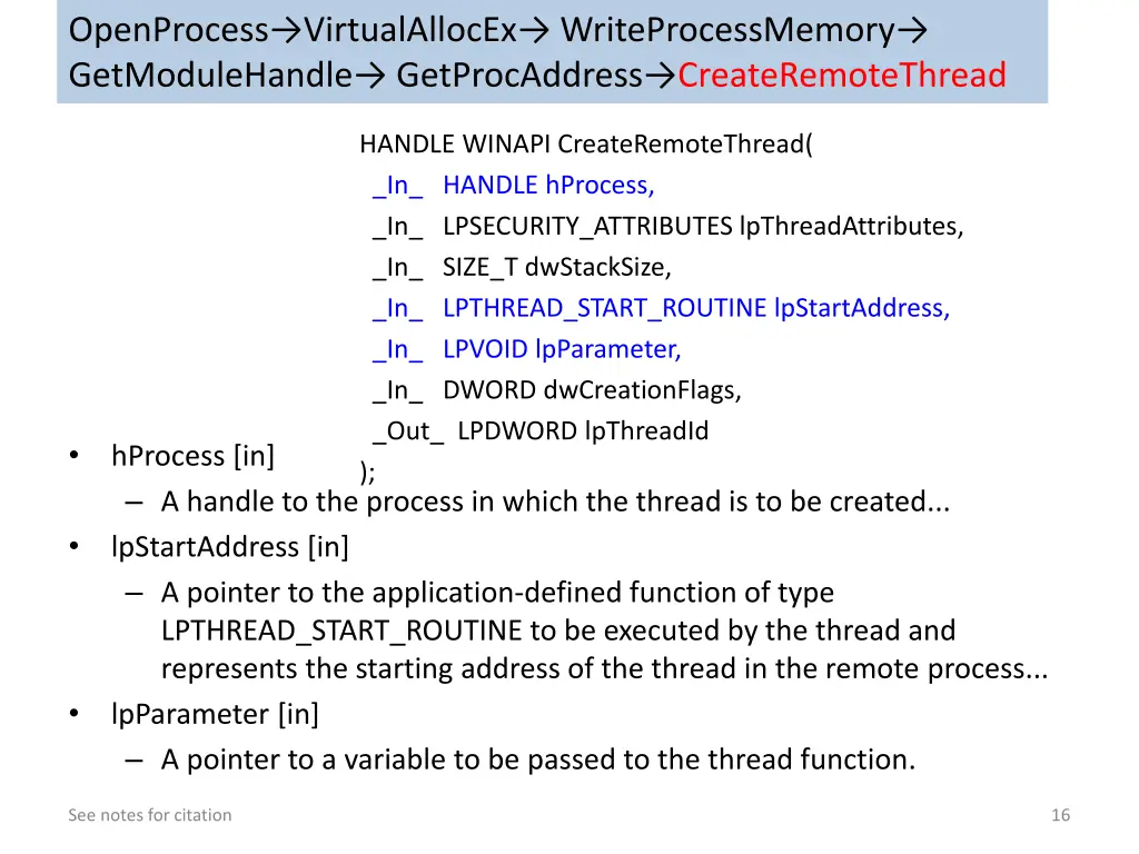 openprocess virtualallocex writeprocessmemory 5