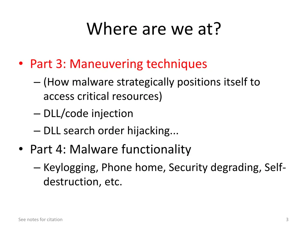 where are we at