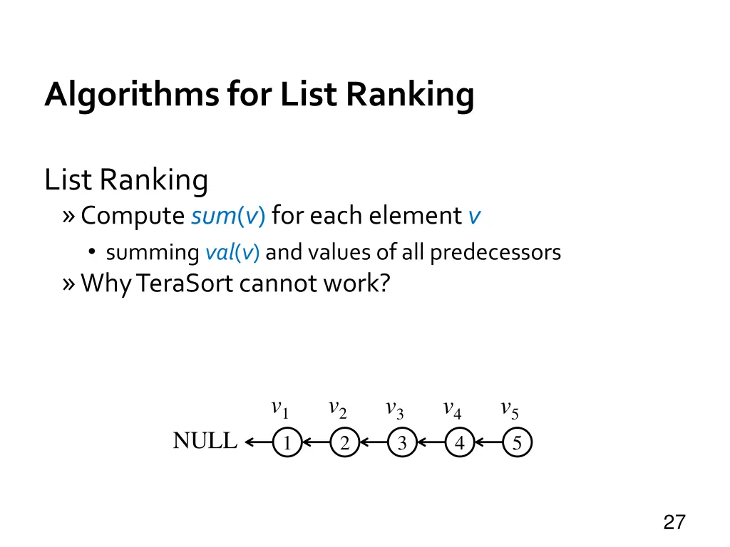 algorithms for list ranking 1