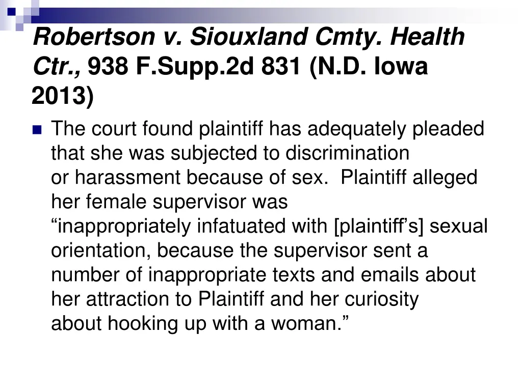 robertson v siouxland cmty health ctr 938 f supp