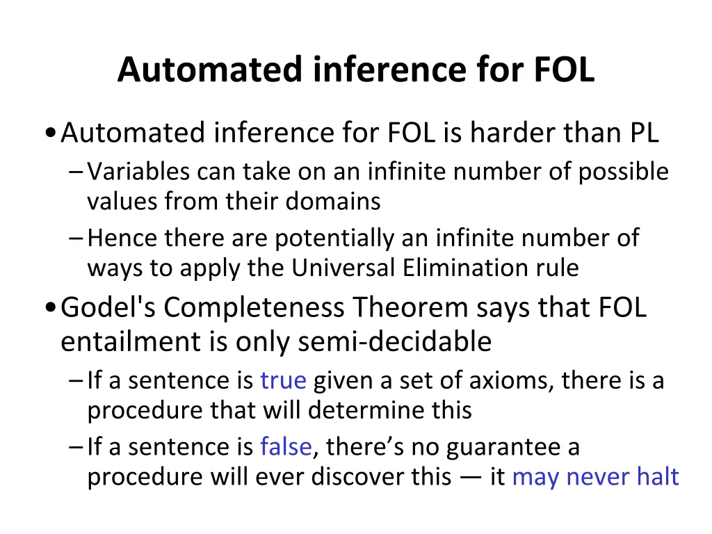 automated inference for fol