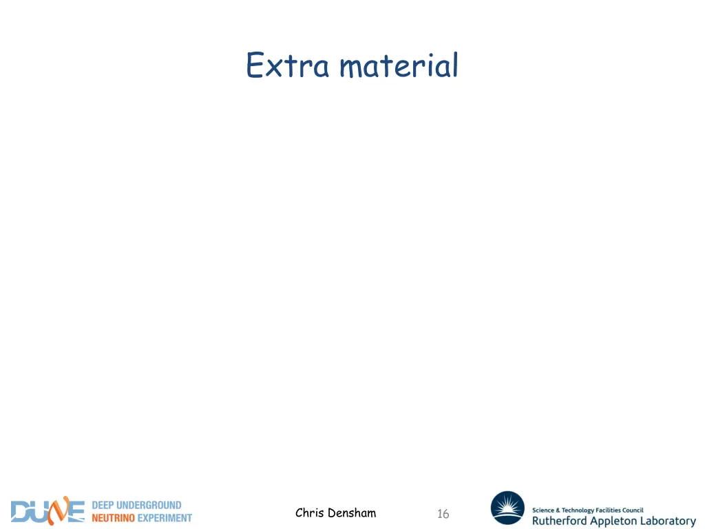 extra material
