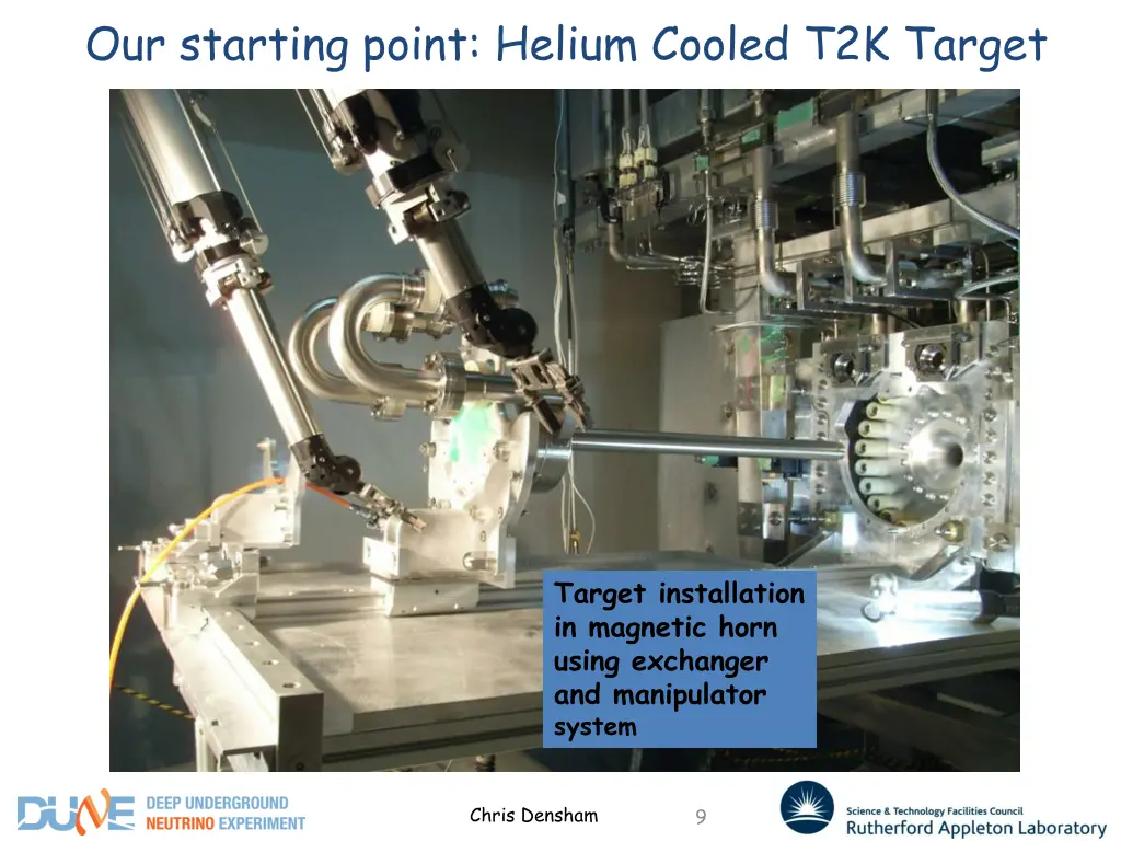 our starting point helium cooled t2k target